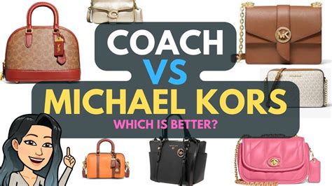 is coach or michael kors more popular|coach vs michael kors quality.